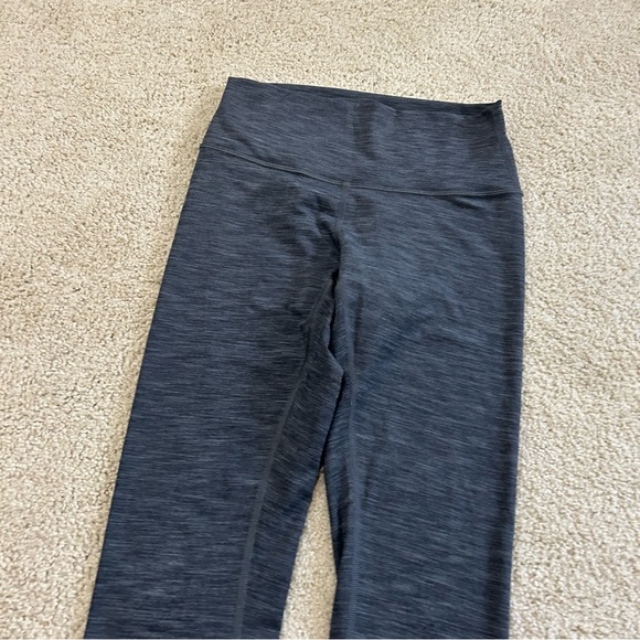 Lululemon Wunder Under Size 6 High Rise Leggings In Heather Grey - Picture 4 of 7